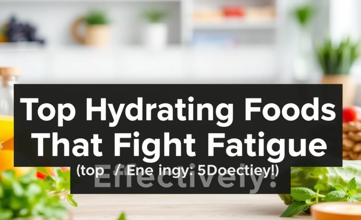 Top Hydrating Foods for Energy Boost